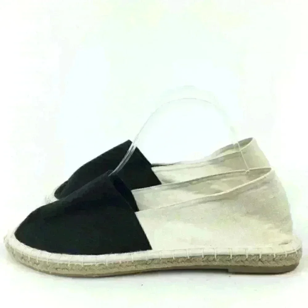 New West Loop Flats Large 9-10 Canvas Espadrilles